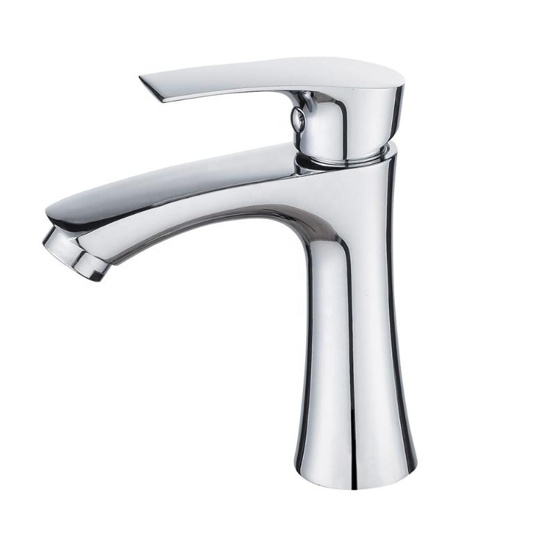 

Single Handle Brass Long Basin Faucet Cheap Copper Basin Faucet Hot and Cold Bathroom Vanity Brass Bathroom