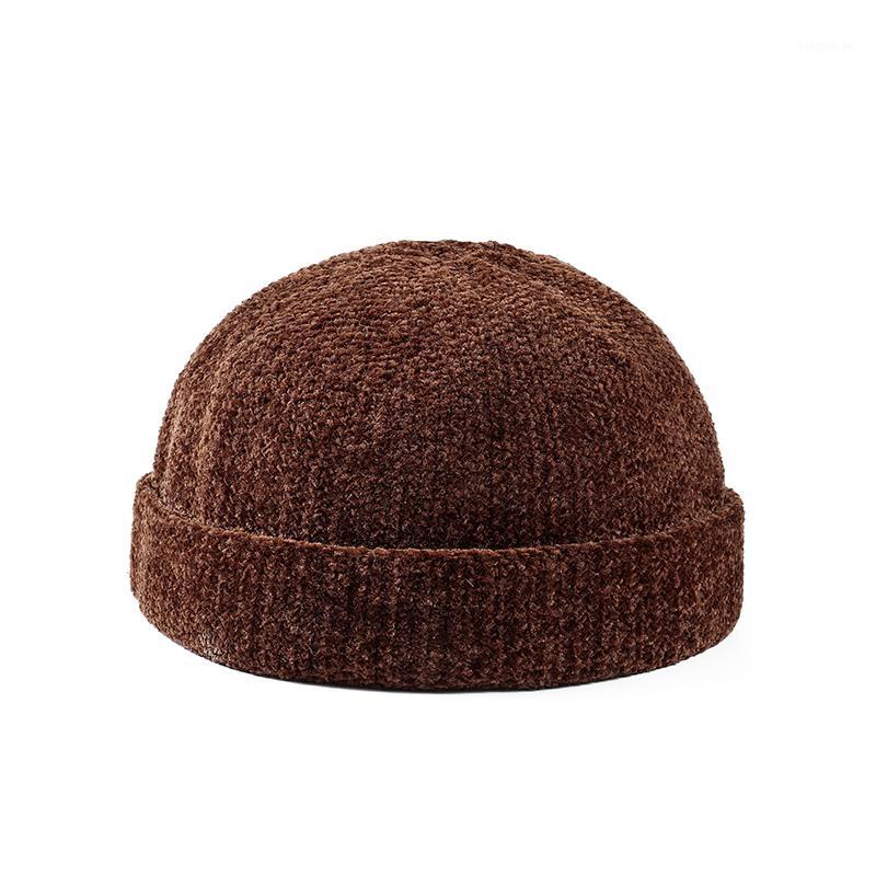 

Solid color plush melon hat1