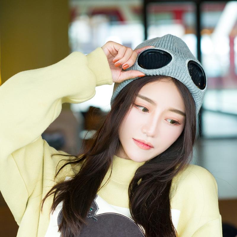 

Beanie/Skull Caps Men Women Short Cuffed Knitted Cap Retro Navy Style Glasses Design Solid Color Manual Hats Casual Ski Fisherman Outdoor Ha, Pink