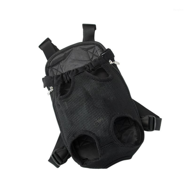 

1PC Pet Outdoor Storage Bag Mesh Chest Bag Portable Shoulder Breathable Dog Cat for Park )1