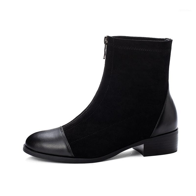 

Autumn and Winter Women's Socks Boots 2020 New British Platform Knitting Snow Boots Skinny for Girls size 33-431, Black