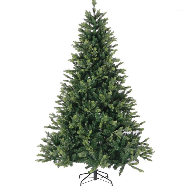 

7.5ft PE Mix PVC High Quality Christmas Tree Foldable Metal Stand1