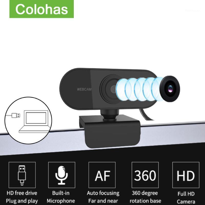 

Full HD Webcam 1080P Mini Computer PC Web Camera with Microphone Rotatable Cameras for Live Broadcast Video Calling Work Skype1
