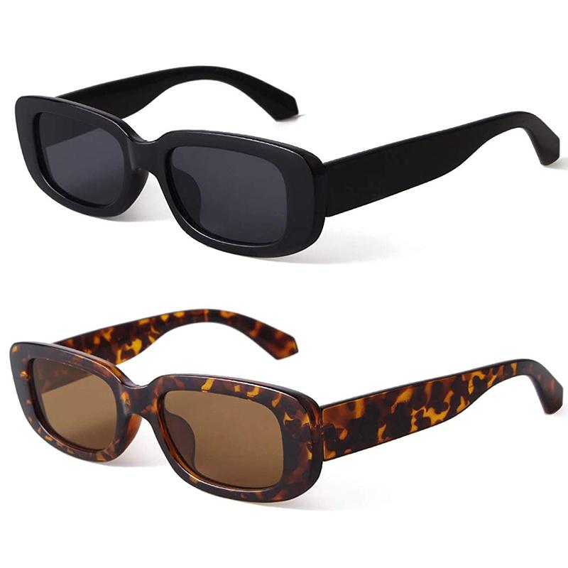

Sunglasses Retro Trendy Square Cycling Glasses Men Women Leopard Fashion Sun Anti-UV Travel Fishing Hiking Eyewear