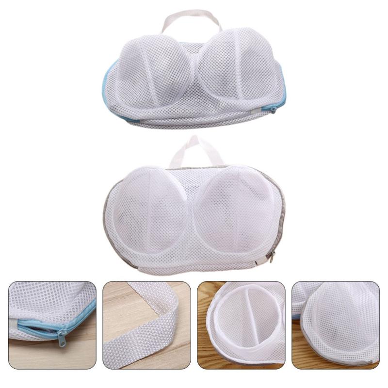

2pcs Laundry Bag Durable Underwear Wash Bag Washing Pouch (Assorted Color