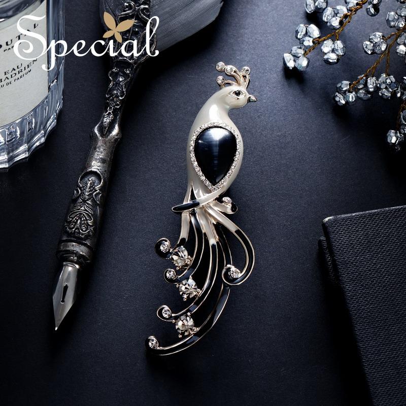 

SPECIAL personality temperature-reducing sense-lining skin anti-radiation brooch female pins INS trend S1883B