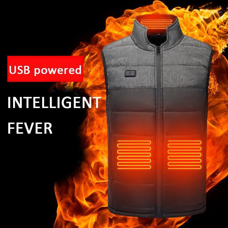 

2020 New High Quality Men Electric heating jacket outdoor sports coat winter coat with cap USB heating Jacket Clothing Winter1, 10pcs socks