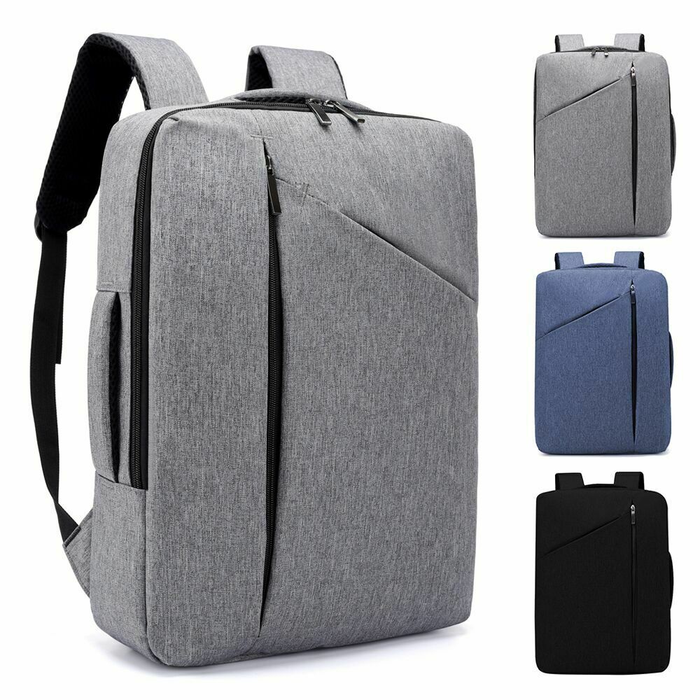 

Men Women 15.6" Notebook Backpack School Bag Rucksack Laptop Briefcase Handbag, Black