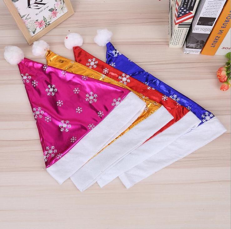 

Xmas Snowflake Pattern Hats Fashion Warm Christmas Soft Pompon Ball Hat Outdoor Beanie Ski Cap Party Costumes Festival Decoration Wholesale