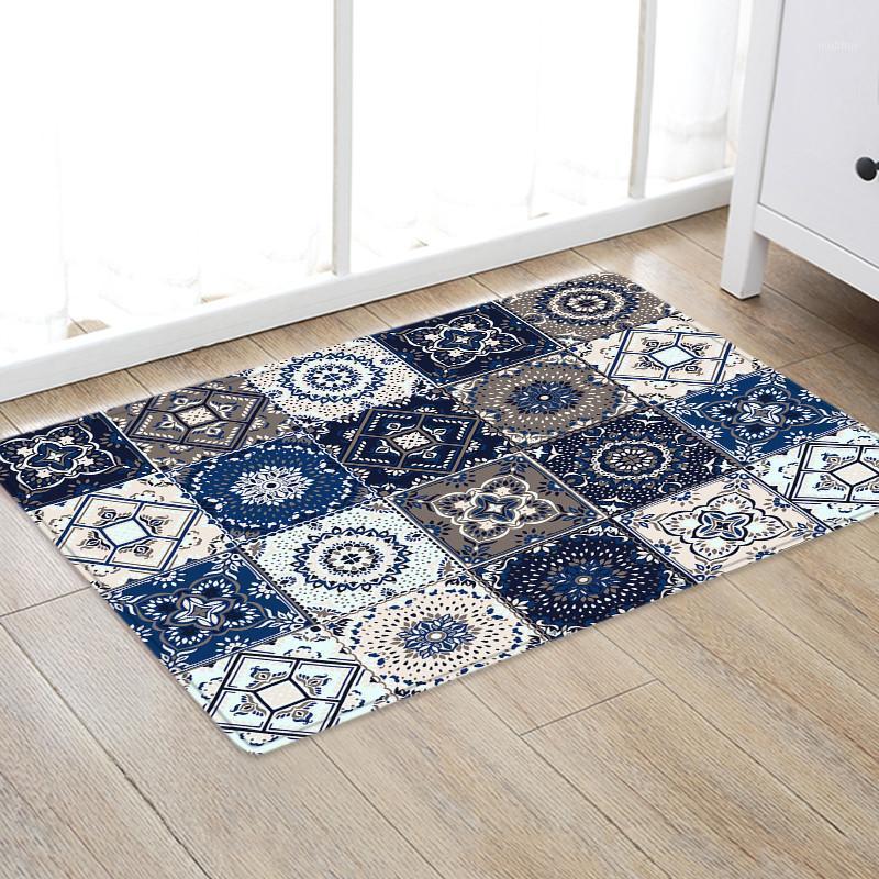 

3D Thickening Carpet Flannel Mat for Carpeted Floors Area Rug for Bathroom 4 Size1, White