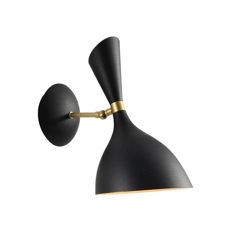 

Nordic simple modern wall lamp iron bedroom bedside lamp restaurant living room hotel Study aisle decor lighting mx4221356