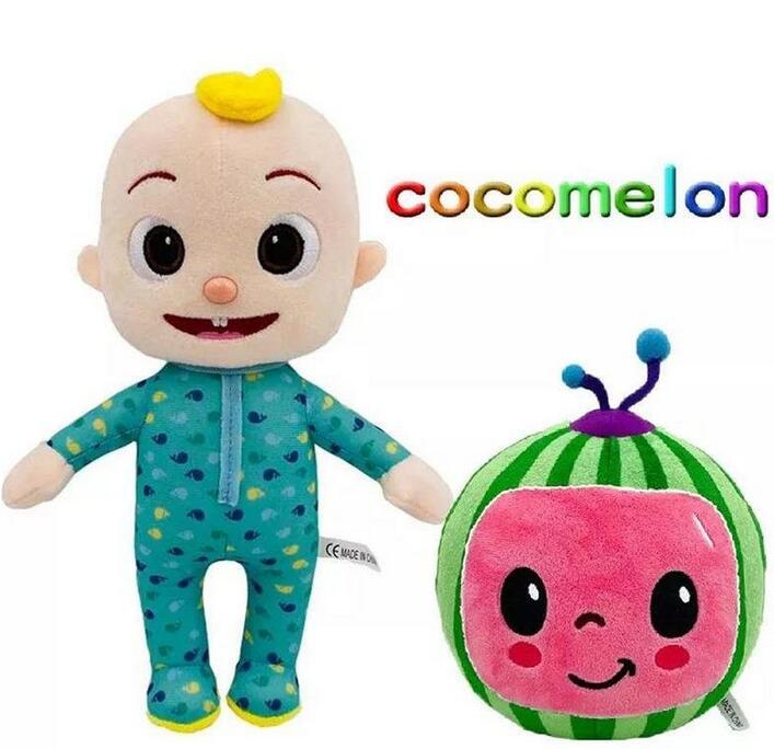 

US Stock 15-33cm Cocomelon Plush Toy Soft Cartoon Family Cocomelon Jj Family Sister Brother Mom And Dad Toy Dall Kids Chritmas Gifts