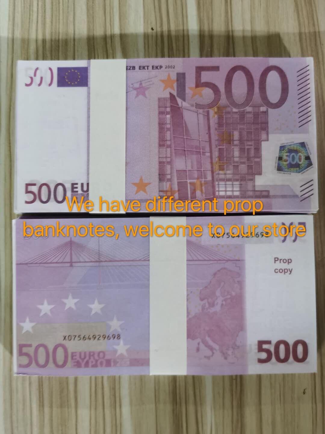 

500 Movie Play Money Prop Paper Nightclub Euros Fake Realistic Bank Note Business Most Copy 32 Collection For Itbrw