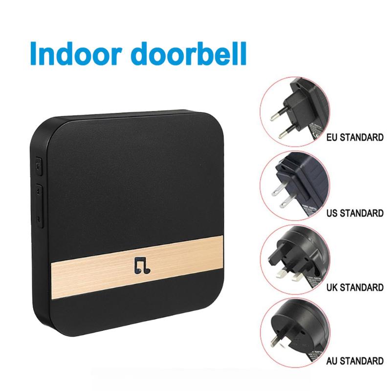 

Wireless Smart Home Indoor Wireless Doorbell Receiver US EU UK AU Plug Smart Door Bell WIFI Doorbell Ding Dong Bells