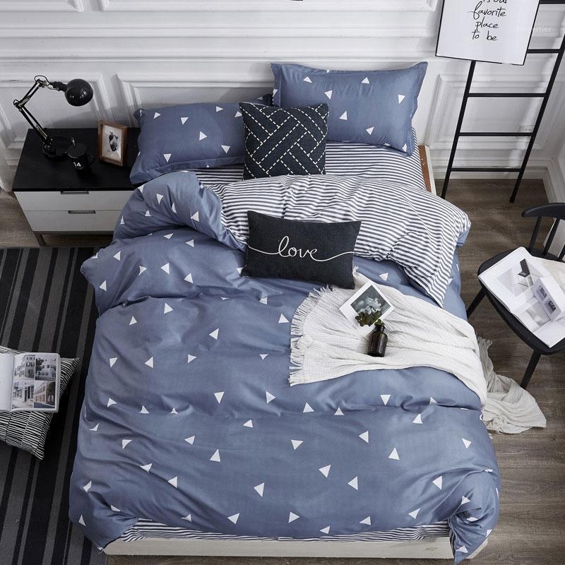 

Geometric Stripe Printed Girl Boy Kid Bed Cover Set Duvet Cover Adult Child Bed Sheet Pillowcase Comforter Bedding Set 610161, 2tj-61001-016