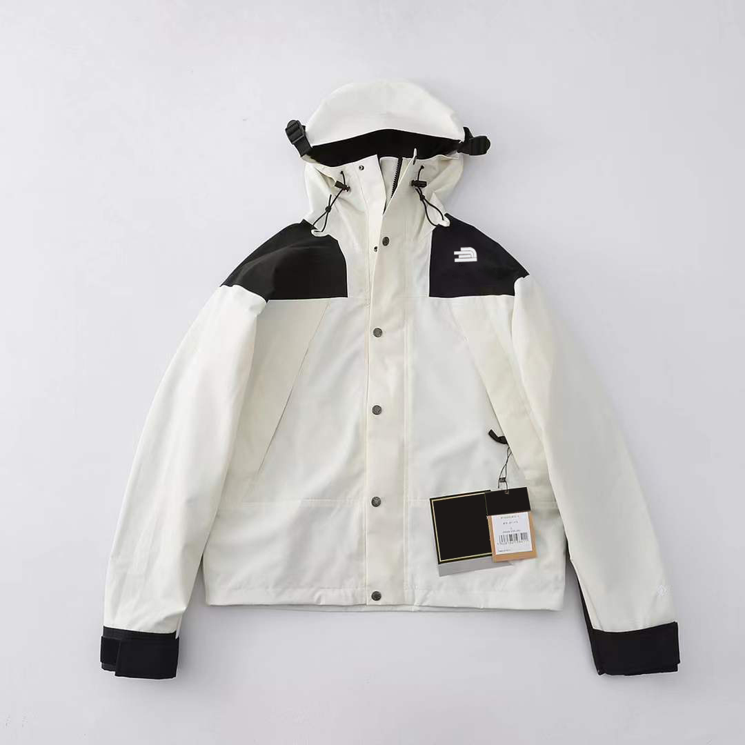 Designer Men's jacket men fashion Zipper long sleeve jackets for women Spring Autumn outdoor sport Windproof and waterproof Hooded Parker coat