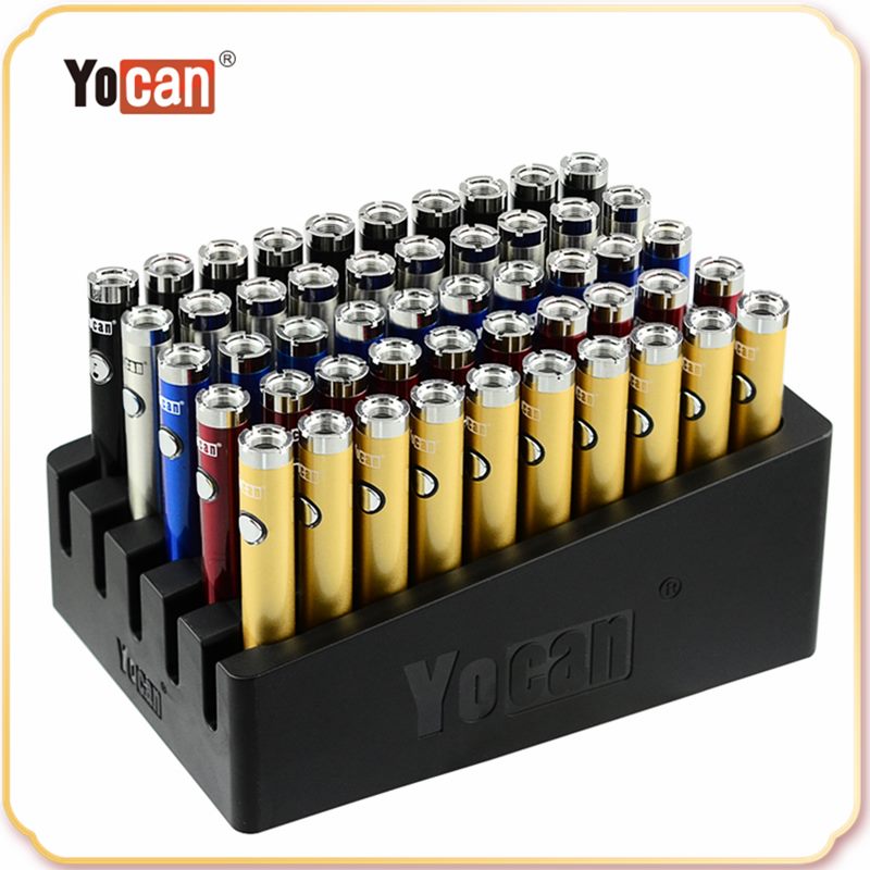 

Original Yocan B-Smart Battery 320mAh Slim Twist VV Bottom Adjustable Voltage E Cig 510 Vape Pen With Display Stand 100% Authentic