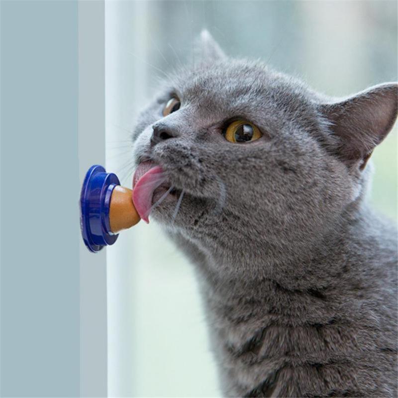 

1pc Catnip Sugar Cats Licking Candy Licking Fixed Cat Nutrition Gel Energy Ball Toy Healthy Cat Pet Products