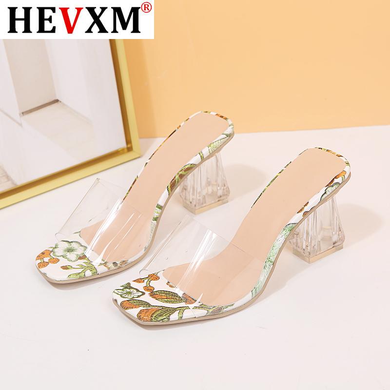 

High Quality New Women Sandals PVC Crystal Heel Transparent Women Sexy Clear High Heels Summer Sandals Pumps Shoe Size 35~43, Red