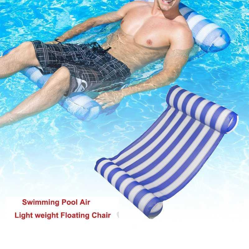 

Outdoor Water Hammock Collapsible Swimming Pool Inflatable Floating Bed Beach Recliner Portable Rest Chair Mattress Water Sports1