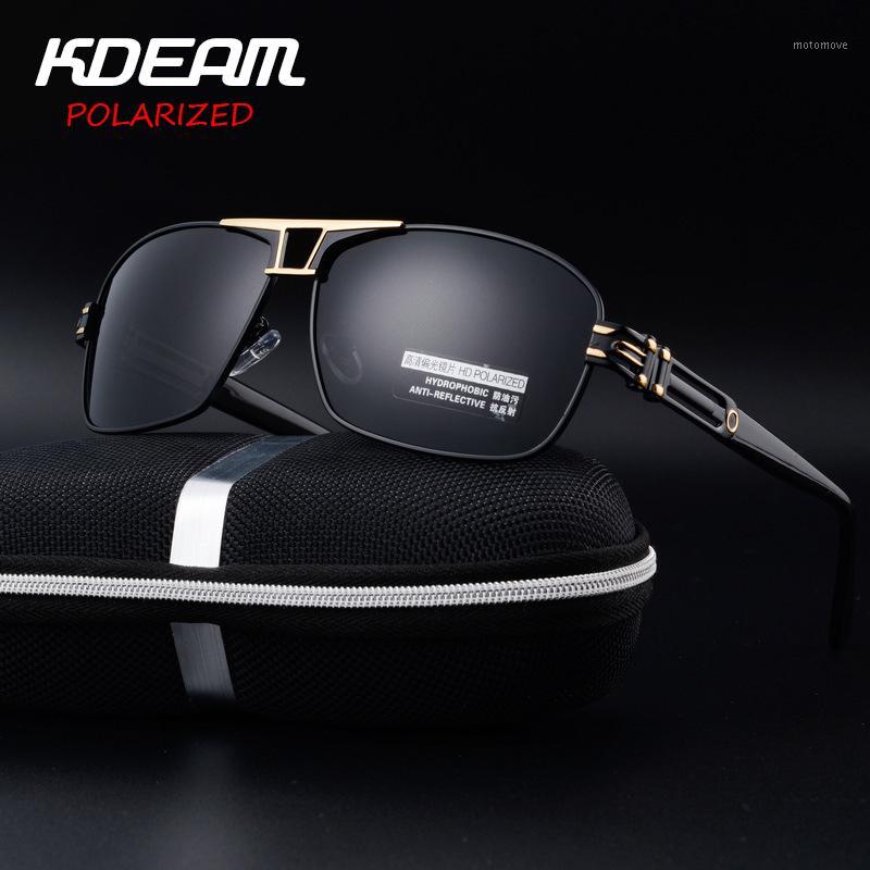 

KDEAM Aluminum Magnesium Men's Sunglasses Polarized Coating Mirror Sun Glasses oculos Male Eyewear Accessories For Men1