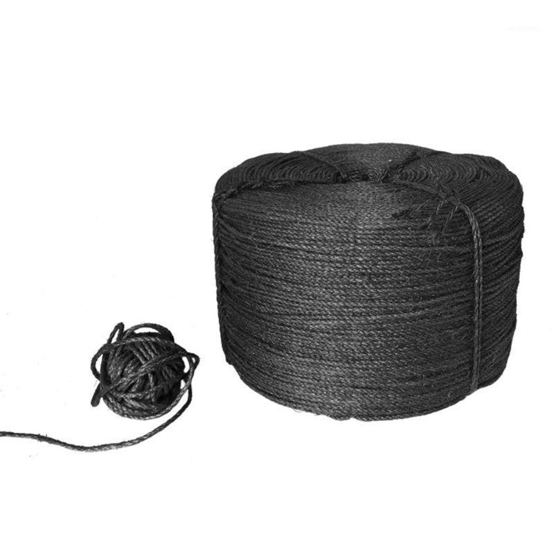 

Cat Scratch Pillar 6mm Black Sisal Rope for Repair and Replacement Stripe Pad Carpet Kicker Toy Multipurpose for Stairs1