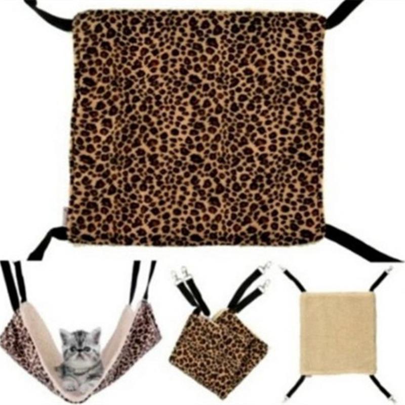 

Soft Cat Hammock Hanging Cats Beds Winter Pet Mat Small Dog Nest Short Plush Warm kitten House Sofa Cushion For Cat Suppllies