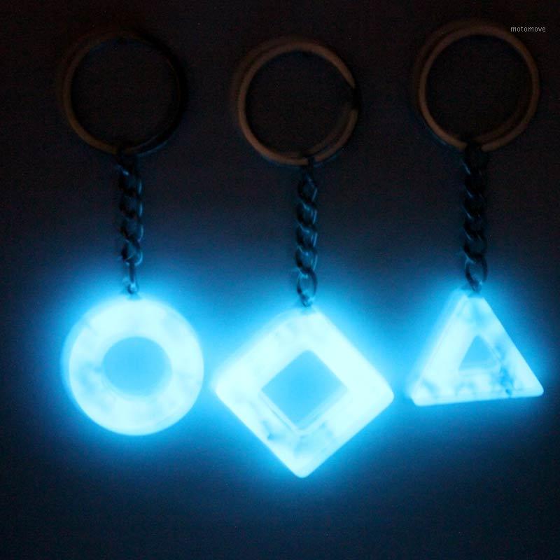 

vestone Luminous Glow Key Chain Keychain Sweater Pendant Ethnic Travel Jewelry Solidified Resin Handbag Pendant car key1