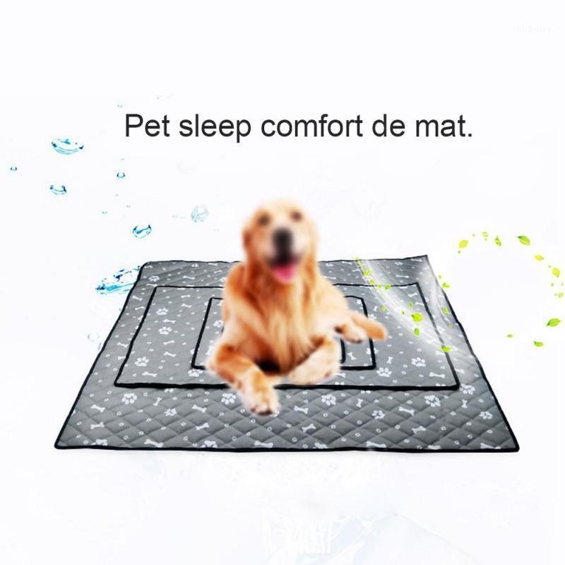 

Washable Dog Pet Diaper Mat Pet Breathable Sleeping Mats Blanket Reusable Training Pad Dog Car Seat Cover Cushion Supplies1, Black