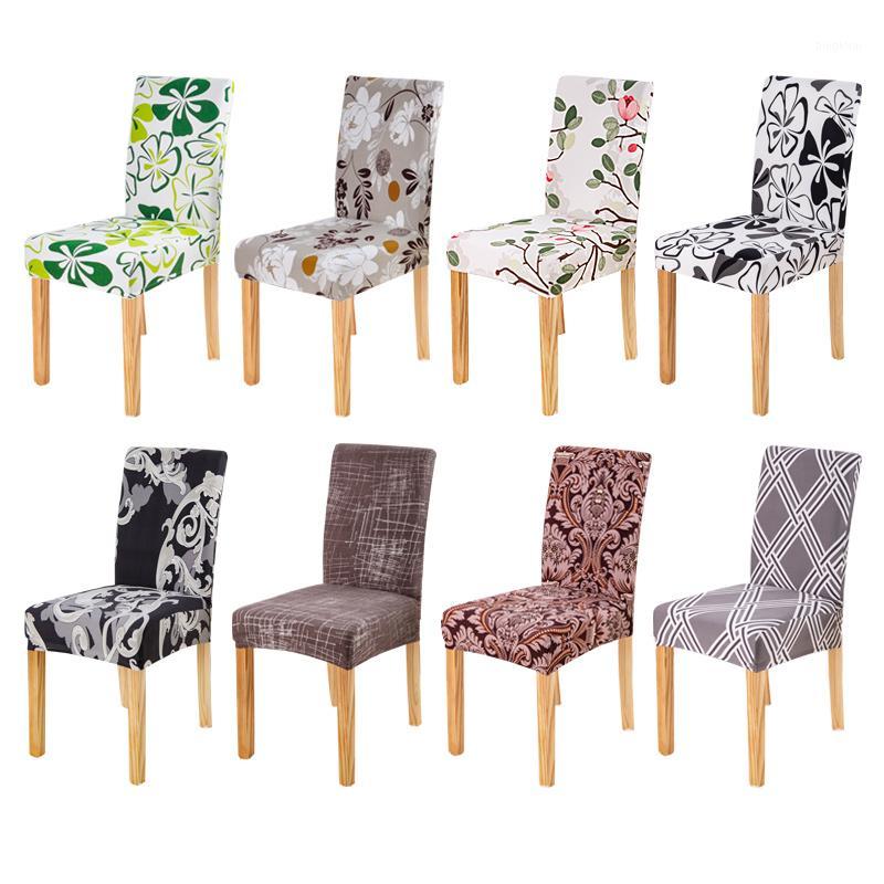 

Spandex Chair Cover Removable Kitchen Seat Slipcover Anti-dirty for Banquet Wedding Dining Room Restaurant housse de chaise1