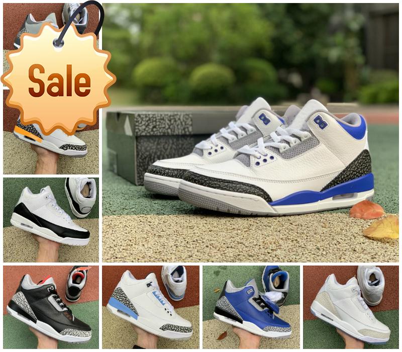 

2022 Racer Blue 3 3s Basketball Shoes Mens Cool Grey A Ma Maniere Unc Fragment Knicks Free Throw Line Jumpman Denim Red Black Cement Pure