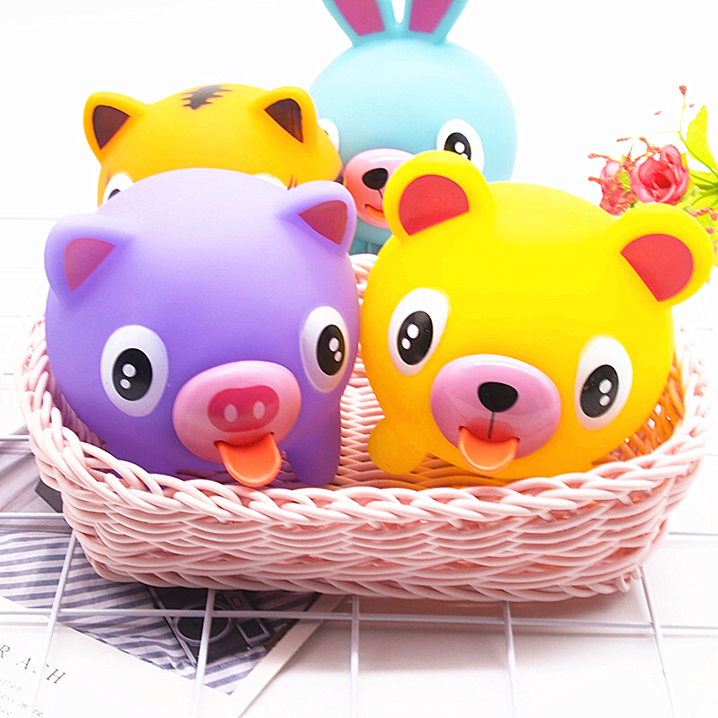 

New toy Talking Novelty Gift leisure Stress Relief Funny Jabber Ball Tongue out Soft Children Adult baby