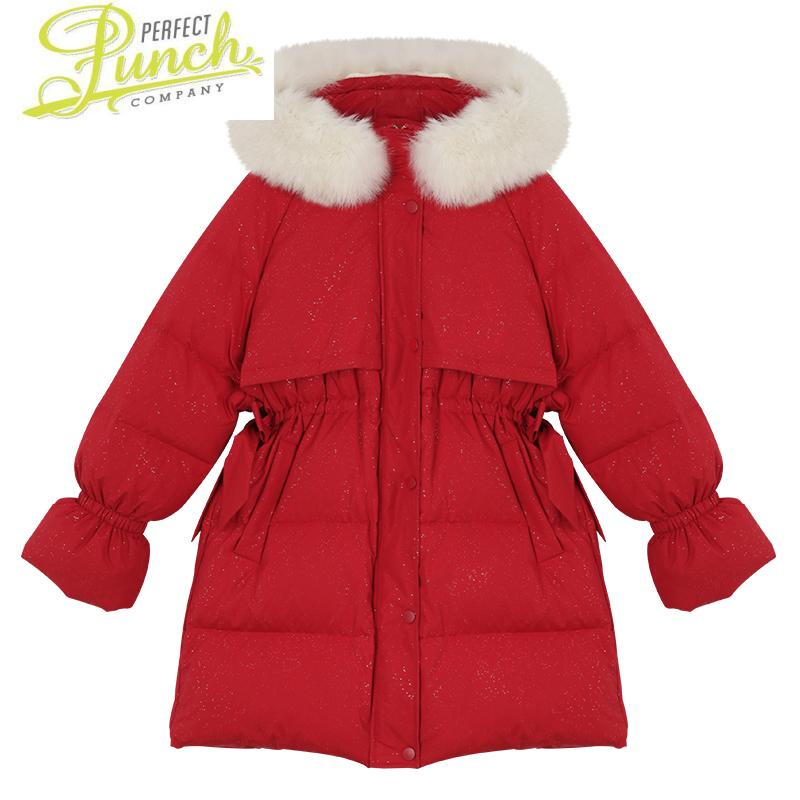 

Women ZAVQS Winter Jacket 2021 Female Coat Down Jackets Sweet Cotton Dress Thick Parkas Woman Clothes Femme Veste TN89, Black