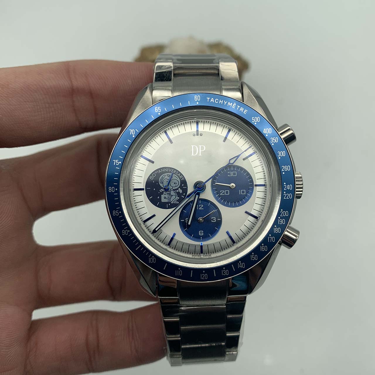2020 Moon Series Snoop Montre Quartz Batterie Mouvement Chronographe Fonction Hommes Montres Bracelet En Acier Sport Montres Meilleure Qualité Jo