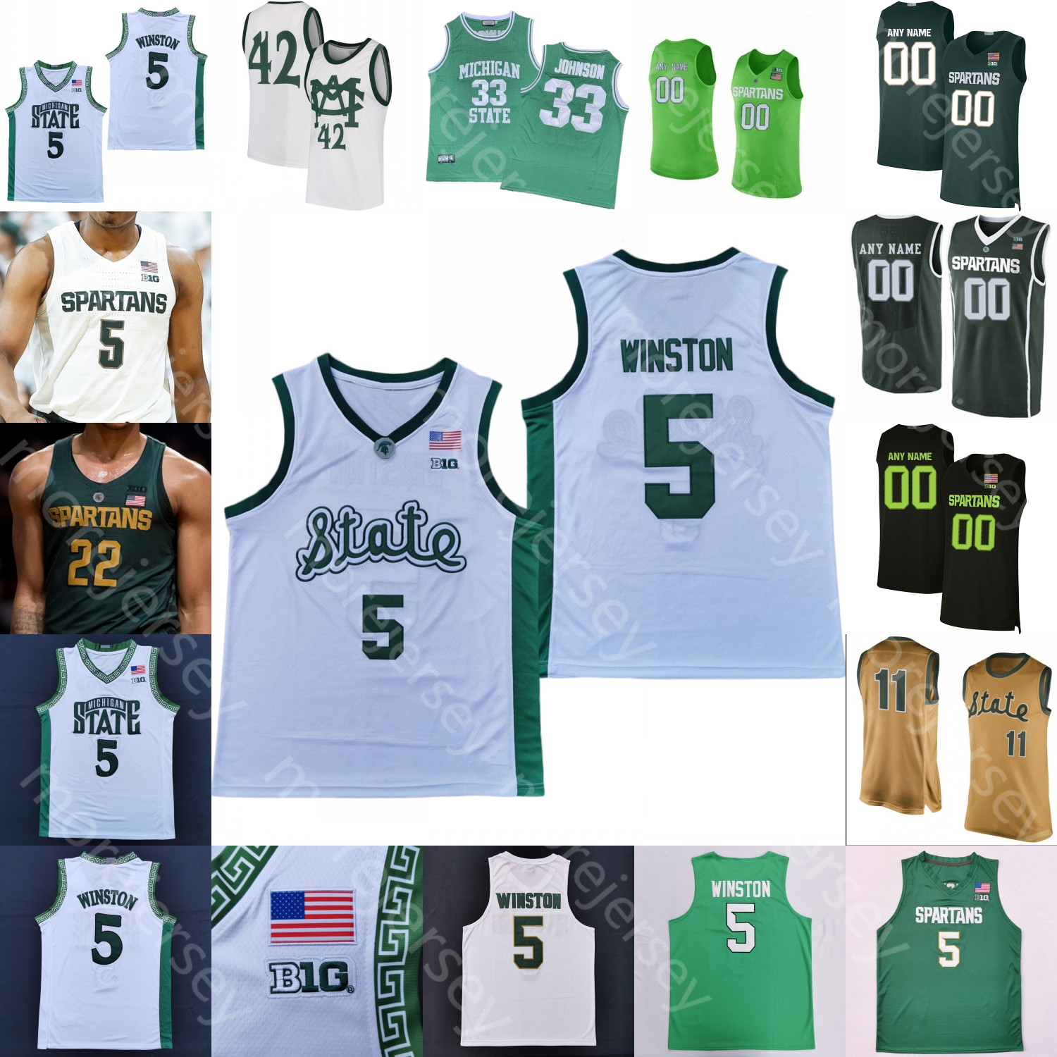 custom msu basketball jersey