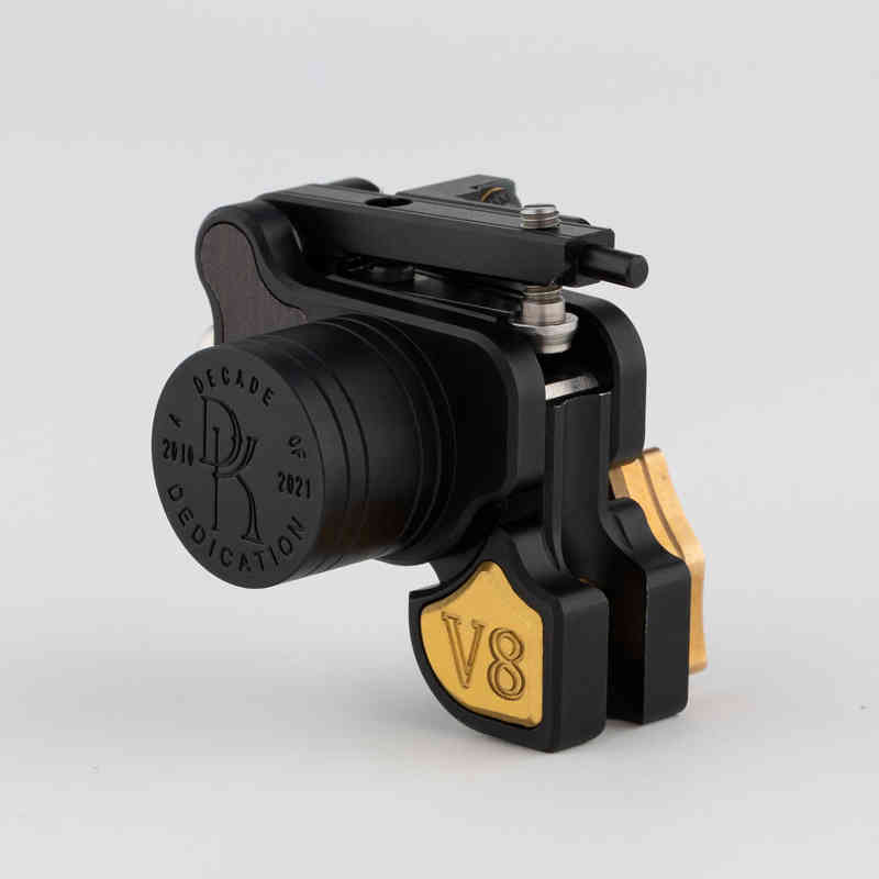 

DK V8 Rotary Tattoo Machine Commemorative Japan Coreless Motor Rotary Tattoo Machine Gun Liner Shader Gray & Black Color 220108