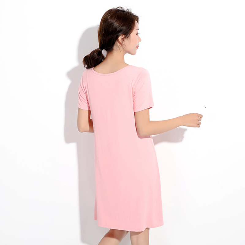 

2021 New Summer Women's Solid Nightwear Sweater From a Casual Sleepwear Play Ahkt, White