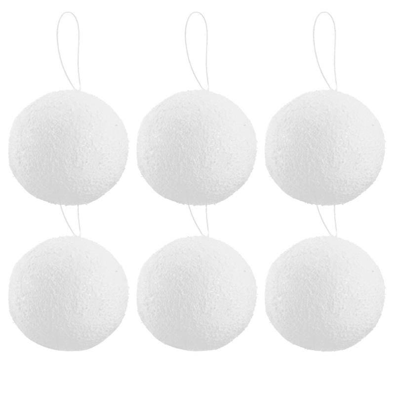 

6 Pcs Christmas Hanging Pendants Creative Decor Balls Christmas Tree Ornaments