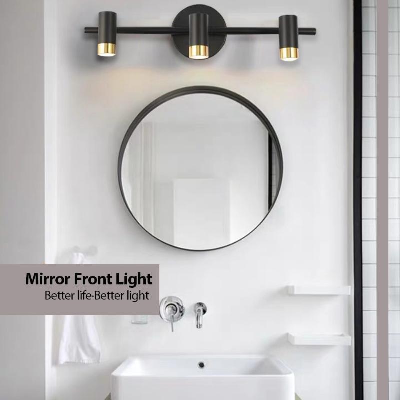

Adjustable Angle Modern Aluminum LED front mirror light bathroom makeup wall lamps vanity toilet wall mounted sconces lighting