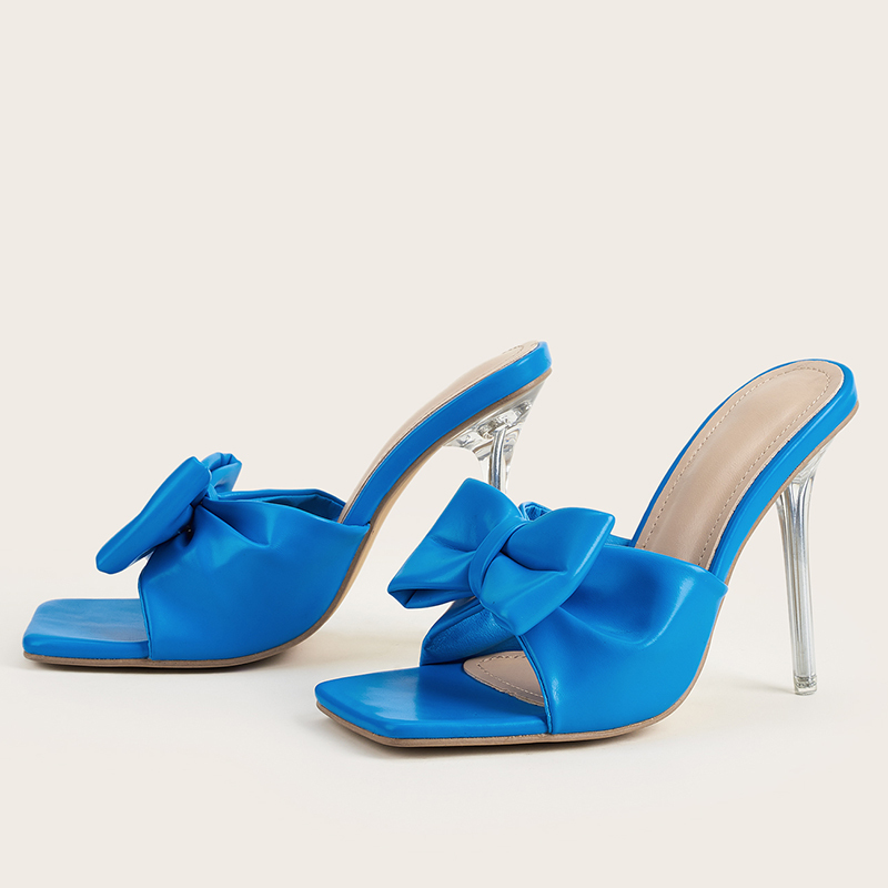 

See 2021 Will Woman Stripper Six Inches High Heels Butterfly Slides We Blue White Stiletto Shoes Size Aggs, Pure white