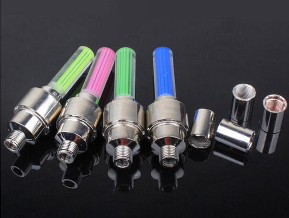 

500pcs Firefly Spoke LED Wheel Valve Stem Cap Tire Motion Neon Light Lamp For Bike Bicycle Car Motorcycle
