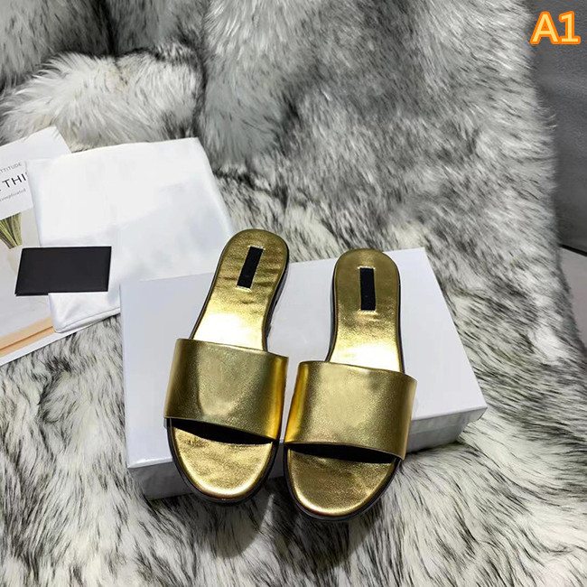

2020 fashion designer brand slippers fashion women's slippers summer slippers beach slide shoes size 35-44 with box, Black