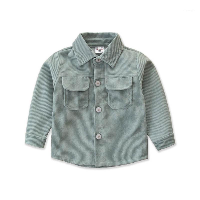

Kids Coat Girls Jackets Corduroy Baby Boys Outwear Long Sleeve Tops Spring Autumn Children Clothes Toddler Wear 1-6Y SM0781, Black