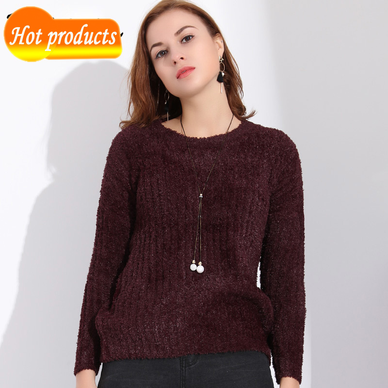 

Women' nightgown long sleeve pull soft knits 2020 woman' pullovers P5YF, Black