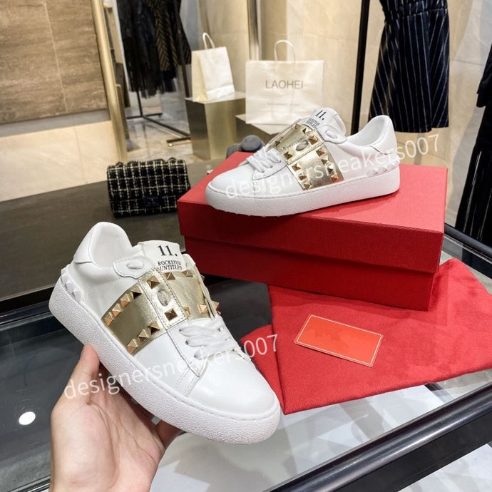 

2021Fashion Mens Women Leather Breathable Shoes Open Low sports Sneakers yh200906, 11