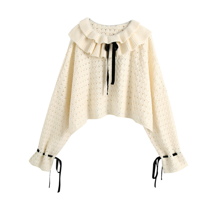 

2021 New Bb 2849 Autumn Europe and the United States Women' Laminated Decorative Knit Female Sweaters C4mc