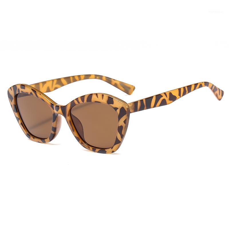 

2020 Women Cat Eyes Sunglasses Transparent Lens Retro Vintage Curve Design Acrylic Material Lenses UV400 Eyewear1