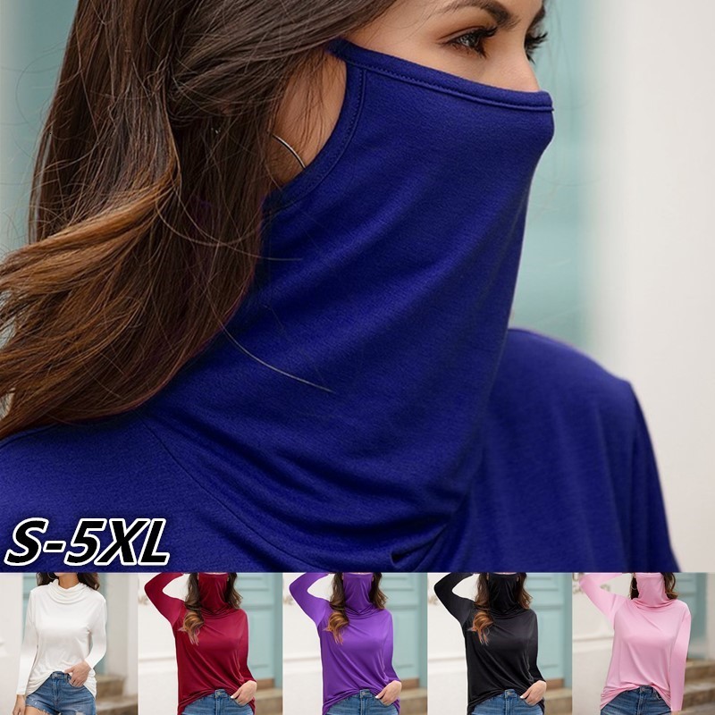 

2021 and Fashion New Multi-functional Dustproof High-sleeve Industrial Collar Shirt Women's Clothes 013X, Purple