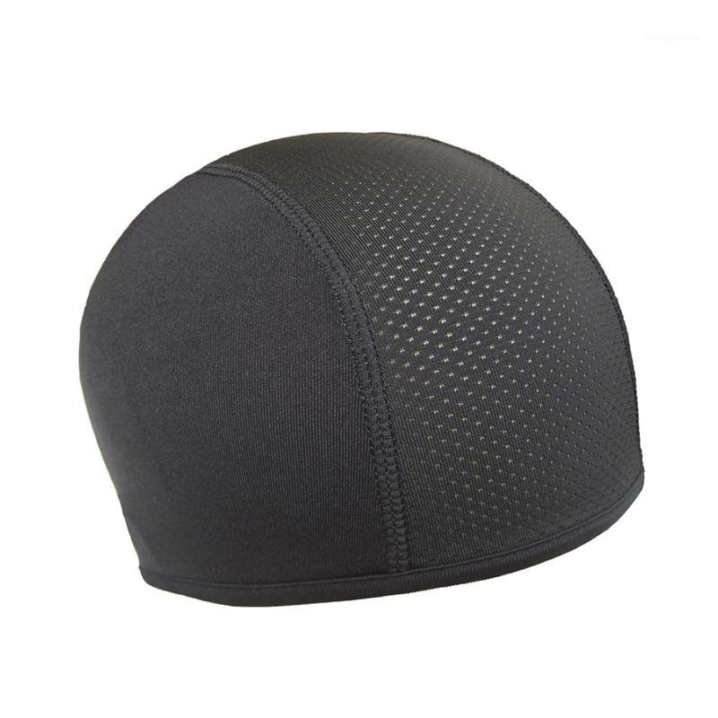 

1pcs Motorcycle Headgear 22*15cm Windproof Moisture Wicking Cooling Cap Inner Liner Dome Cap Black Soft Durable Light Elastic1, As pic