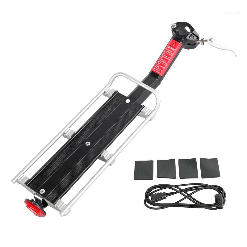 

Deemount Bicycle Cargo Carrier Rear Luggage Alloy Rack Quick Release & Mount Seat Post Install Optional Front Fork Trunk1